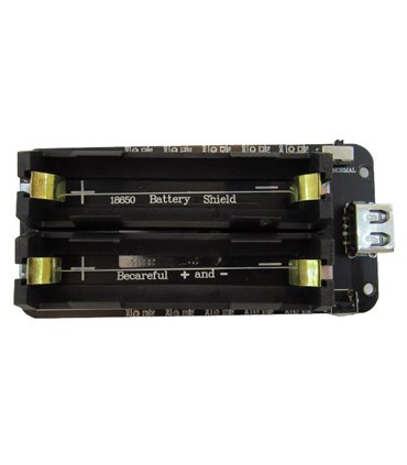Держатель для двух аккумуляторов 18650 v3 для Raspberry Pi 3 5V (17939)