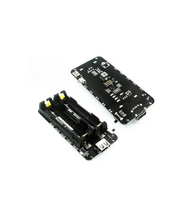 Держатель для двух аккумуляторов 18650 v3 для Raspberry Pi 3 5V (17939)