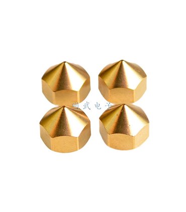 Медная насадка для 3D принтера 0.4мм резьба M10*1 (17977)