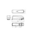 Корпус батарея для электровелосипеда Li-Ion 36V 10S 65*18650 (16421)