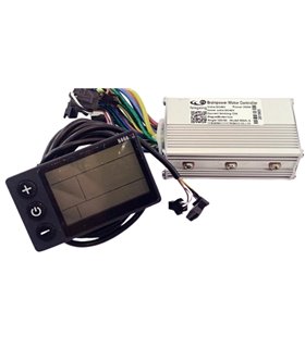 Контроллер электровелосипеда с дисплеем 350W 48V A48 866A-6 (16635)