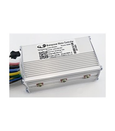 Контроллер электровелосипеда с дисплеем 350W 24V A24 866A-6 (16633)
