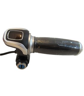 Ручка газа для велосипеда пара 60V с индикатором заряда и замком (18630)