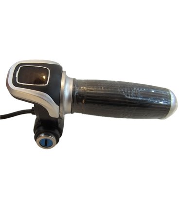 Ручка газа для велосипеда пара 60V с индикатором заряда и замком (18630)