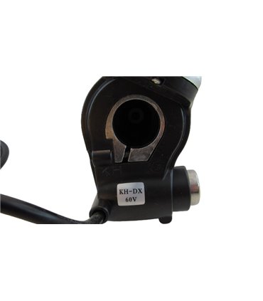 Ручка газа для велосипеда пара 60V с индикатором заряда и замком (18630)