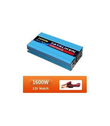 Инвертор преобразователь напряжения Tataliken 12В 220В чистая синусоида 1600 Вт (19188)