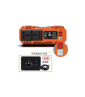 Домашний инвертор высокой мощности чистый синус FCHAO 24V на 220V 3000W (19198)