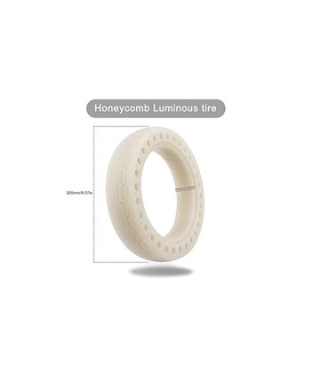 Сплошная люминесцентная перфорированная антипрокольная шина Xiaomi M365 M365PRO (17806)