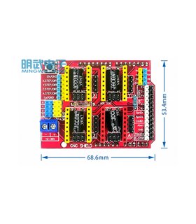 Плата расширения A4988 3D CNC Shield v3.0 Arduino (11549)