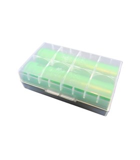 Пластиковый бокс кейс держатель 2x18650 (10176)