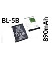 Аккумулятор Li-Ion 3.7V BL-5B 890mAh (15509)