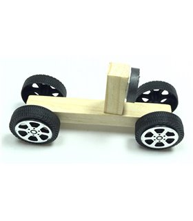 STEM-конструктор механическая движущейся тележка, приводимая в движение силой притяжения или отталкиванием магнитов (16467)