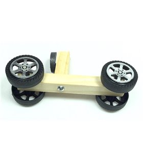 STEM-конструктор механическая движущейся тележка, приводимая в движение силой притяжения или отталкиванием магнитов (16467)