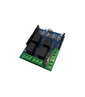 Модуль реле 4-канальный 5V плата расширения HIR-4102-L-5V для Arduino (17555)
