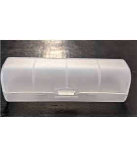 Бокс для хранения аккумуляторов 18650 пластик (19360)