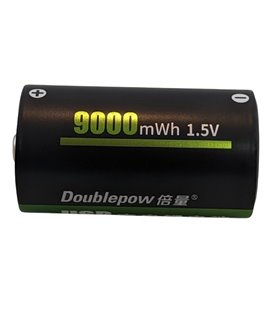 Аккумулятор R20 Doublepow заряд от micro usb Li-Ion 1.5V 9000mAh (17292)
