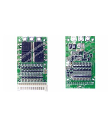 Плата защиты литиевого аккумулятора BMS плата LiIon 13S 25A 48V no balance (16693)