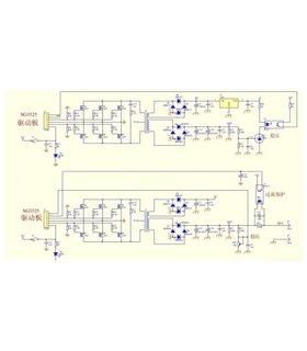 Плата драйвер инвертора Меандр SG3525 (10430) Плата драйвер инвертора Меандр SG3525 (10430)
