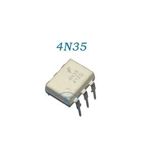 Оптопара с транзисторным выходом 4N35 DIP-6 (17999)