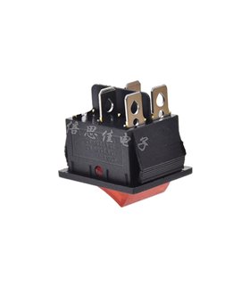 Переключатель без подсветки два положения KCD4 250V 16A (16380)