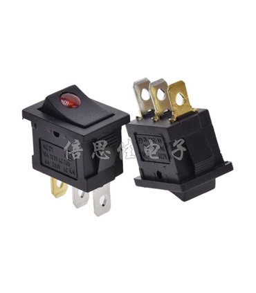 Переключатель KCD1-104 6A 250V 15*21мм (17015)