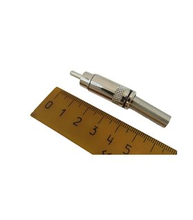 Пара штекеров AV-переходник RCA-штекер аудио и видео сигнал (17190)