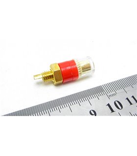 Пара клемм на приборный блок резьба 5.5мм красная и черная (16090)