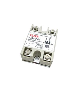 Однофазное твердотельное реле SSR-10DA 10A DC-AC (15262)