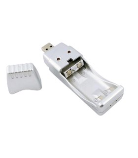 Зарядное устройство USB Charger аккумуляторов Ni-MH AA AAA (14625)