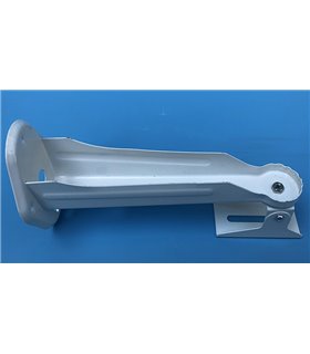 Металлический поворотный кронштейн под камеру белый 260мм (16281)