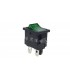 Переключатель зеленый KCD1-104 6A 250V (12013)