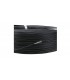 Изолированный кабель многожильный ПВХ 24AWG UL1007 черный 1м (14855)