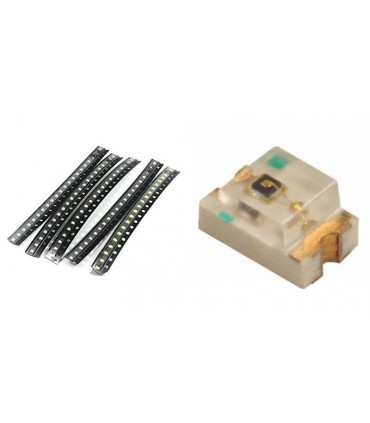 Диоды светодиоды LED SMD 1206 желтый 10шт (11136)