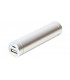 Power Bank Портативная Зарядка 1*18650 алюминий серый (10778)