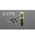 Цанга вала для электрического двигателя 3.17*5mm (15483)
