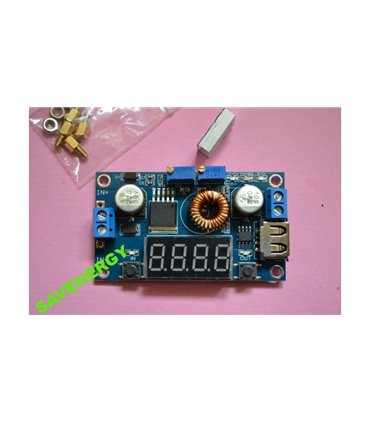 DC-DC XL4015 понижающий c вольтметром 5А USB (10079)