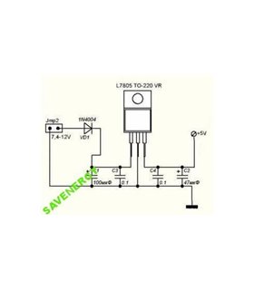 Стабилизатор напряжения L7905CV 5V 1500мA 2шт (10016)