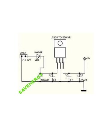 Стабилизатор напряжения L7905CV 5V 1500мA 2шт (10016)