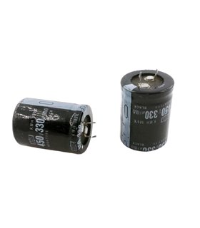Электролитический конденсатор 450V 330uF 30*46мм (14264) Электролитический конденсатор 450V 330uF 30*46мм (14264)