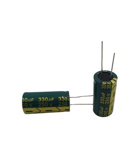 Электролитический конденсатор 250V 330uF 18*35мм (14263) Электролитический конденсатор 250V 330uF 18*35мм (14263)