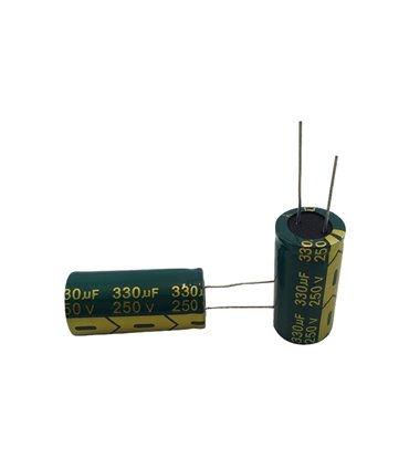 Электролитический конденсатор 250V 330uF 18*35мм (14263)