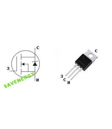 Транзистор полевой IRF530N MOSFET (10241)