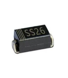 Диод Шоттки SR260 SS26 SK26 60V 2A SMA корпус 10шт (18479)
