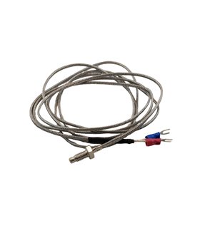 Датчик температуры термопара типа K M6 с резьбой в металлической опленке XH-T140 (16666)