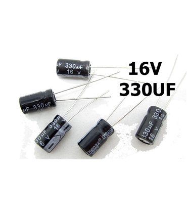 Конденсатор электролитический 16V 330uF 6*12mm (15660)