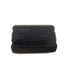 Конденсатор для индукционных плит 5uF 400V горизонтальные ножки (18310)