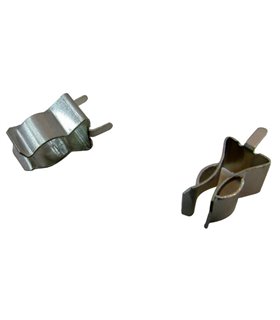 Никелированный держатель предохранителя 6*30мм (17237)