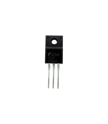 Транзистор FQPF6N60C 6N60 MOSFET 600V 5.5A N-Ch TO-220F (18273)