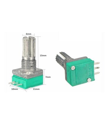 Резистор переменный потенциометр RK097N B10K (17951)