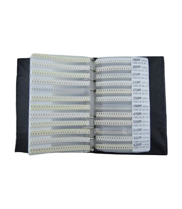 Набор SMD конденсаторов в книжке размер 1206 80 номиналов по 25 штук (19014)